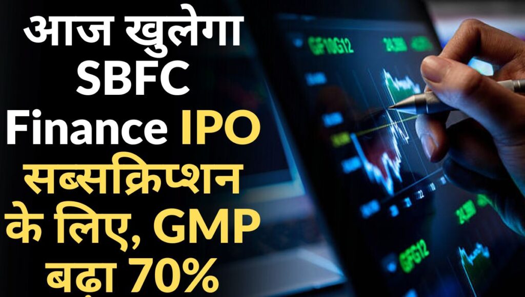 sbfc finance ipo gmp today