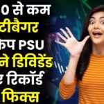 इस ₹50 से कम के मल्टीबैगर लार्ज कैप PSU स्टॉक ने डिविडेंड के लिए रिकॉर्ड डेट की फिक्स